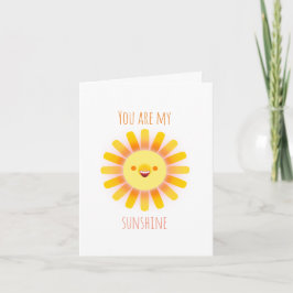 Tarjeta "Eres mi sol"