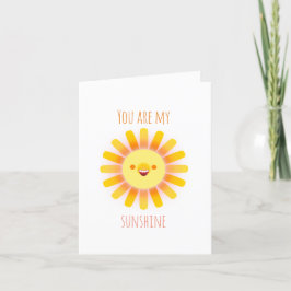 Tarjeta "Eres mi sol"