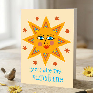 Tarjeta Eres mi Sol Alegre Sol PERSONALIZADO
