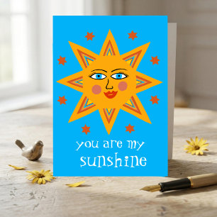 Tarjeta Eres mi Sol Alegre Sol PERSONALIZADO