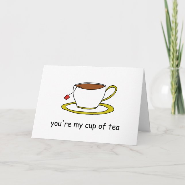Tarjeta Eres mi Té de Té (Anverso)