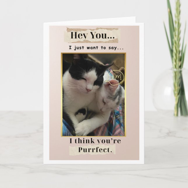 Tarjeta ¡Eres perfecto! (Anverso)