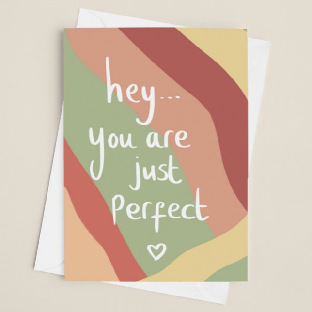 Tarjeta Eres perfecto... (Subido por el creador)