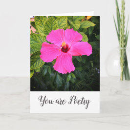 Tarjeta Eres poesía