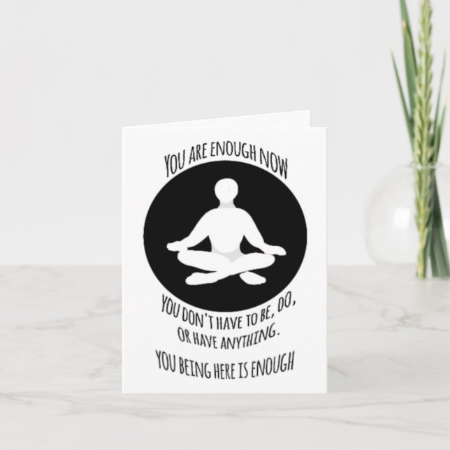 Tarjeta Eres Suficiente Pegatina #9 (Anverso)