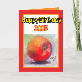 Tarjeta Eres tan atractivo para las frutas de Apple feliz