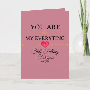 Tarjeta Eres Todo Para Mí – Póster de Cita de Amor Románti