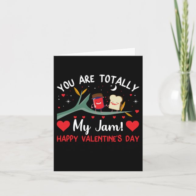 Tarjeta Eres Totalmente Mi Jam Valentines (Anverso)