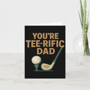Tarjeta Eres un amante del golf divertido de papá