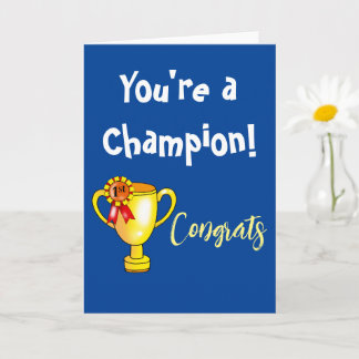 Tarjeta eres un campeón