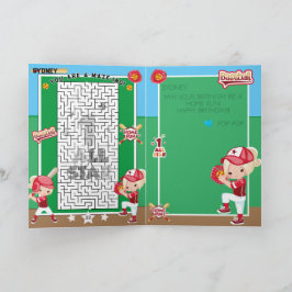 Tarjeta Eres un Chica novato en A-Maze Blonde Cumpleaños