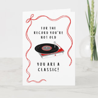 Tarjeta Eres un clásico cumpleaños
