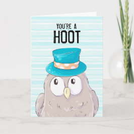 Tarjeta Eres un El día de San Valentín de Hoot Owl Persona