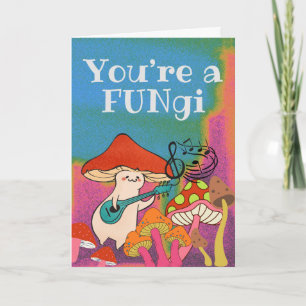 Tarjeta Eres un hongo que toca la guitarra FUNgi