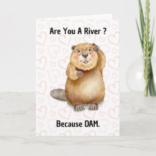 Tarjeta ¿Eres Un Río Porque Me Haces Reír de Amor