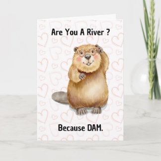 Tarjeta ¿Eres Un Río Porque Me Haces Reír de Amor 
