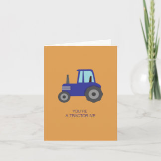 Tarjeta Eres un tractor atractivo