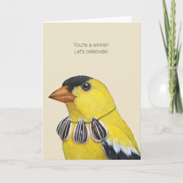 Tarjeta Eres una carta ganadora (Anverso)