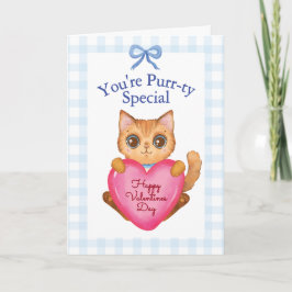 Tarjeta Eres una gata especial de la fiesta del Día de San