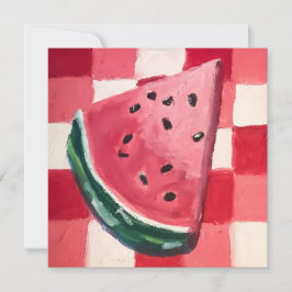 Tarjeta Eres Único en una Sandía