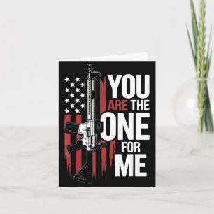 Tarjeta Eres uno para mí divertido día de San Valentín sar