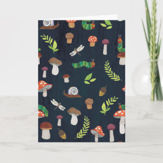 Tarjeta Eric Carle | Patrón de fallos y hongos