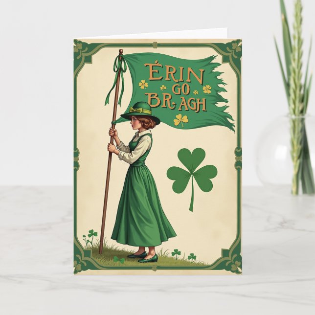 Tarjeta Erin Go Bragh Scene Card (Anverso)