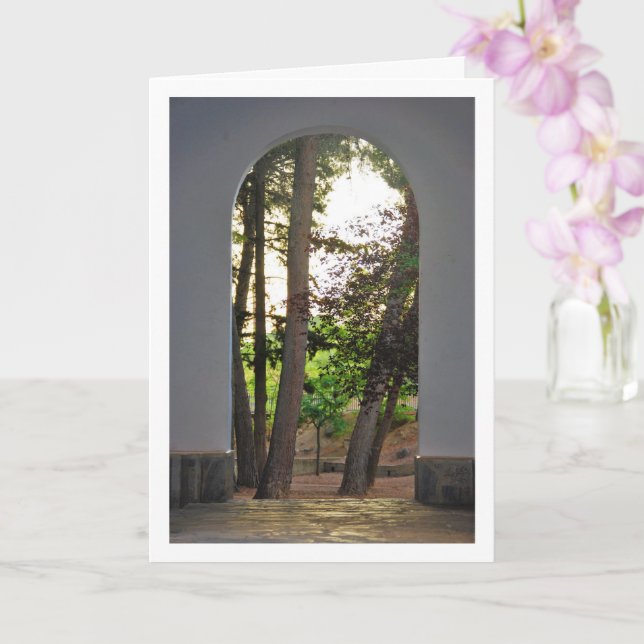 Tarjeta Ermita Sant Vicent Ferrer de Llíria (Orquídea)