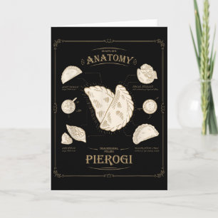 Tarjeta Erogi Dumpling Anatomía Camiseta Receta Única Lish