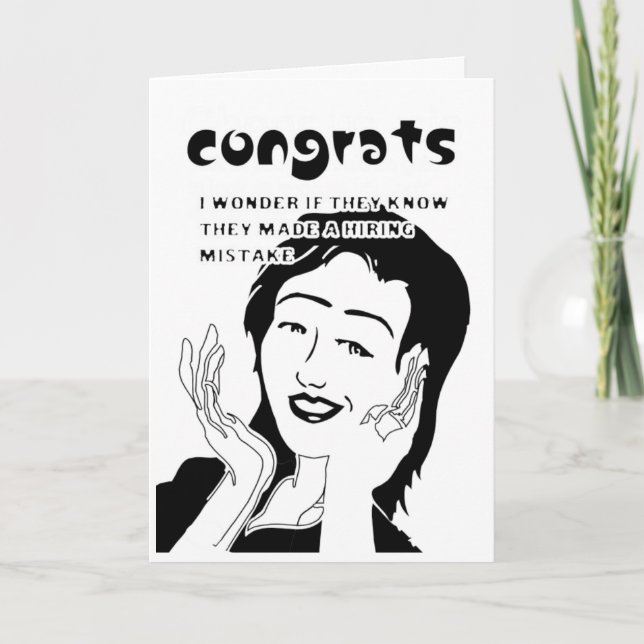 Tarjeta error de contratación (Anverso)