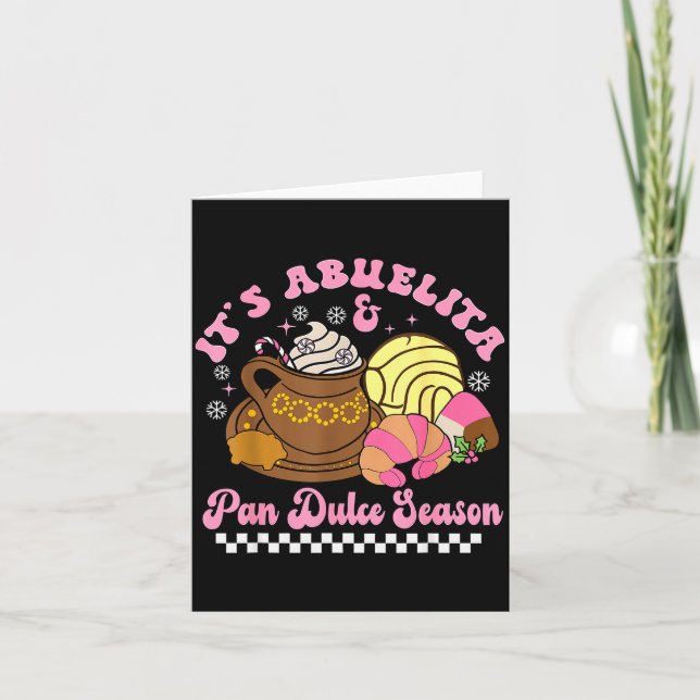 Tarjeta Es Abuelita y Pan Dulce Temporada Chocolate Calien (Anverso)