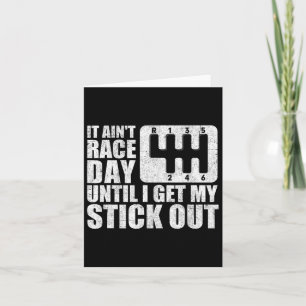 Tarjeta Es Ain&#; t Race Day hasta que consiga el funn de