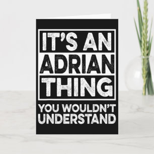 Tarjeta Es algo de Adrián que no entenderías divertido
