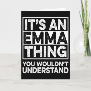 Tarjeta Es algo de Emma que no entenderías Emma Chr