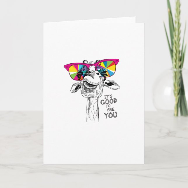 Tarjeta es bueno verte (Anverso)