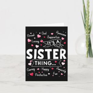 Tarjeta Es Cosa De Hermanas Frases Divertidas Hermana Mari
