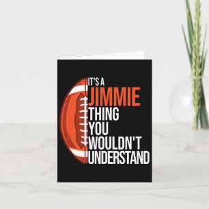 Tarjeta Es Cosa De Jimmie, No Lo Entenderías - Divertido