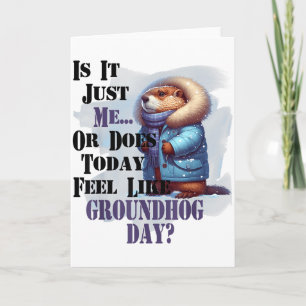 Tarjeta ¿Es cosa mía o hoy se siente como el Día de la Mar