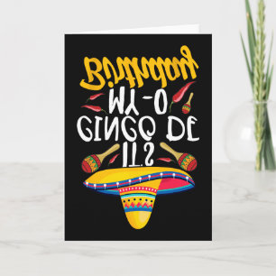 Tarjeta Es Cumpleaños Cinco De My-o Fiesta Cinco De Mayo P