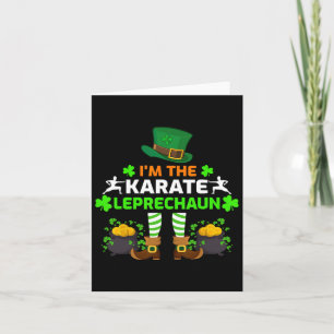 Tarjeta Es curioso que sea The Karate Leprechaun Karate St