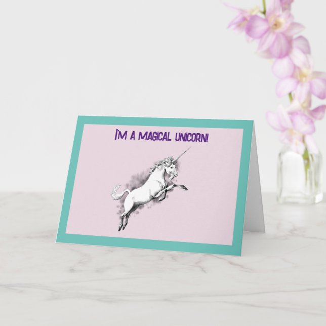 Tarjeta Es curioso que sea un Personalizado de fantasía de (Orquídea)