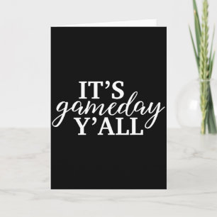 Tarjeta Es Día de Juego Ustedes Fútbol Béisbol Baloncesto 