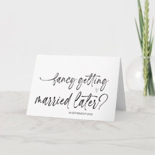 Tarjeta Es difícil casarse con una novia más Boda que madu