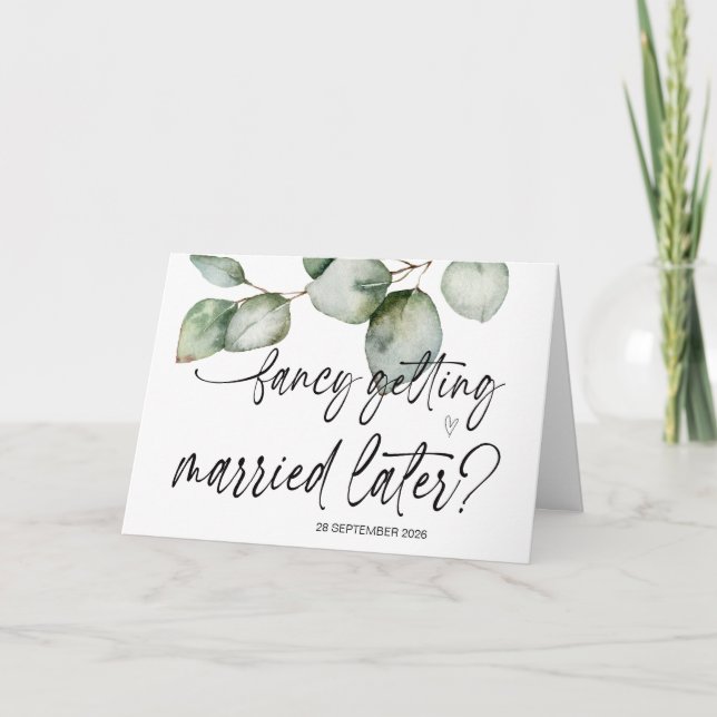 Tarjeta Es difícil casarse con una novia más Boda que madu (Anverso)