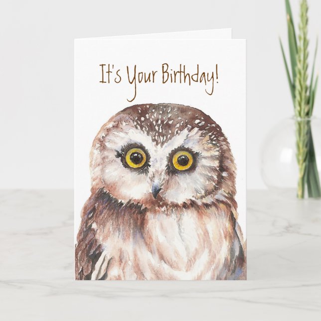 Tarjeta ¡Es divertido que sea tu cumpleaños! Conmocionado, (Anverso)