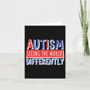 Tarjeta Es Divertido Ver A La Madre Del Niño Del Autismo D