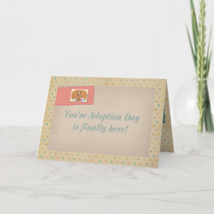 Tarjeta Es el Día de la Adopción