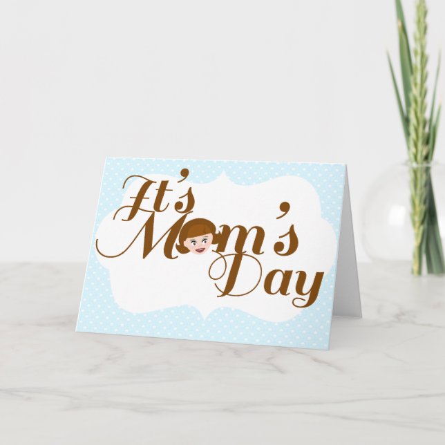 Tarjeta ¡Es el Día de la Mamá! (Anverso)
