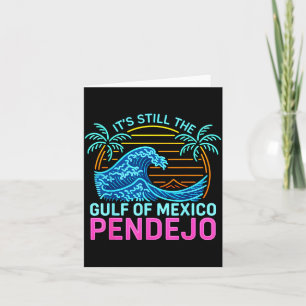 Tarjeta Es el Golfo de México Playa Pendejo Gracioso Españ