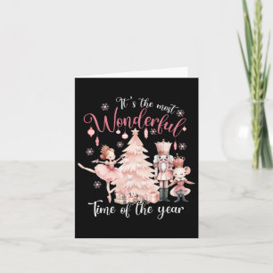 Tarjeta Es el momento más maravilloso del año Cascanueces
